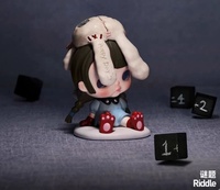 POPMART Série Tinytiny Boîte Mystère Jeu d'échecs Artisanat en PVC Cadeau Tendance Ornements Inspirés des Personnages de La Reine des Neiges 11cm 12+ ans Sous Boîte
