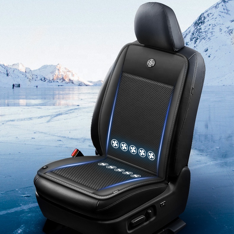 Охлаждающая подушка для автомобильного сиденья 12 В 24 В с вентилятором для заднего сиденья, летний охладитель для грузовика, вентилируемый чехол для сиденья, коврик