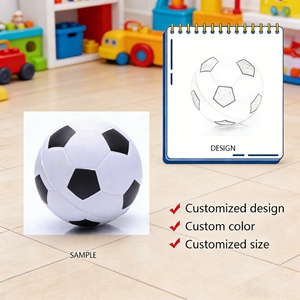 Wholesale Pu Soccer Stress Ball With Custom Logo Silk Screen Printed for <b>Anxiety</b> Relief Squeeze <b>Toy</b> Promotional Gift - Product Image 4