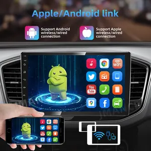 Unité principale multimédia avec grand écran tactile de 9 pouces, Android, voiture, gros écran tactile