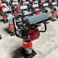 Compacteur de sol et de tranchées OUNO 60-120 kg à essence/diesel/électrique 168F/7,5 CV haute efficacité 4T, type Wacker, à force d'impact