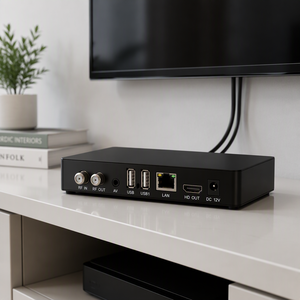 Tuner Android hybride STB pour services interactifs sur les flux <span class=keywords><strong>DTV</strong></span> en direct et IPTV - Product Image 2