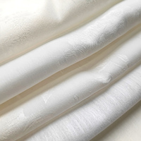 Rouleau de Tissu en Lin Transparent Doux sur Mesure pour Rideaux de Fenêtre, Vente en Gros au Mètre pour la Décoration Intérieure et les Projets Hôteliers