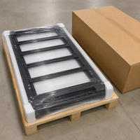 Couverture de benne à enroulement manuel rétractable pour Nissan Navara D40, en alliage d'aluminium, pour flotte utilitaire