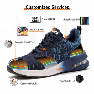 Zapatillas <span class=keywords><strong>de</strong></span> Seguridad Deportivas <span class=keywords><strong>de</strong></span> Fábrica al por Mayor en Línea, con Puntera <span class=keywords><strong>de</strong></span> Acero, Cómodas, <span class=keywords><strong>de</strong></span> Moda, Transpirables, Unisex - Product Image 3