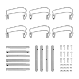 6 chỗ ngồi sàn xe đạp bãi đậu xe lưu trữ đứng giá xe đạp bãi đậu xe nhà để xe chu kỳ xe đạp bãi đậu xe công cộng đứng ngoài trời thép lưu trữ giá - Product Image 3