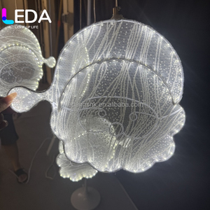 LEDA Hot Christmas Holiday <b>Decoration</b> LED White Light Christmas Tree Hanging Santa Claus <b>Ceiling</b> <b>Decoration</b> for Home Outdoor - Product Image 2