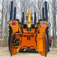 Pelle de déracinement d'arbres de haute qualité, très vendue, pour transplanteur d'arbres, machine à creuser les arbres, bêche à arbres pour chargeuse compacte