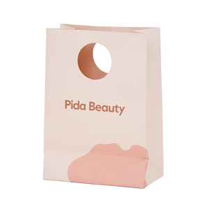 Sacs cadeaux en papier de luxe personnalisés avec poignées découpées, sacs de shopping imprimés haut de gamme pour vêtements, habillement, vente au détail <span class=keywords><strong>et</strong></span> emballage cadeau - Product Image 3