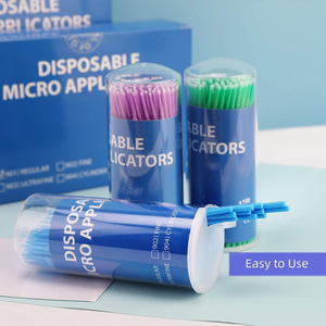 Aplicador de microcepillos dentales desechables de 2.0mm y 1.5mm con puntas cilíndricas ultrafinas y regulares para adhesivos de composite. - Product Image 3