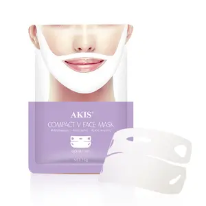 Facial Care V-shape Thin Chin Slimming Lifting Bandage Face Masks Long-lasting V - Line Lifting Hydrogel Collagen Mask