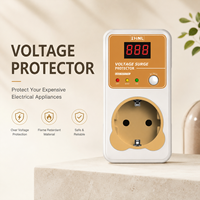 230V 16A Réglable Monophasé 50Hz AC 2s-5min Retard Tv Réfrigérateur Au-dessus et Sous Protecteur De Tension Électrique pour Moteurs/AC