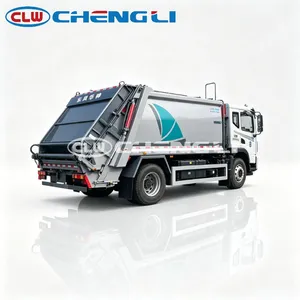 รถบรรทุกขยะไฟฟ้า Dongfeng16m ³ ไฟฟ้า210kwh พร้อมแบตเตอรี่ catl สำหรับการสุขาภิบาลในเมือง - Product Image 5