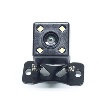 Uckazy-cámara de visión trasera Universal para coche, videocámara de estacionamiento de respaldo, 4 LED, visión nocturna, impermeable, gran angular de 170 grados, imagen HD a Color