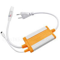 Controlador Remoto Impermeable de 800W/1500W con 24 Teclas para Tiras LED RGB de 220V, Fuente de Alimentación para Luces de Neón de Exterior, Controlador de Iluminación