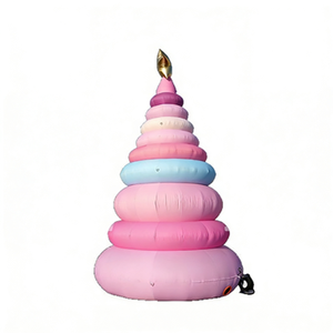 Inflatable Custom Logo Rainbow Tower <strong>Jenga</strong> Christmas Tree Waterproof Blower Props for Shopping Mall Promotional Decorations - Product Image 4