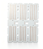 Carte de circuit imprimé (PCB) en aluminium LED haute tension personnalisée, 1,2 mm, 35 μm, surface en cuivre OSP, RoHS, ISO9001, pour éclairage public, carte de circuit imprimé MCPCB