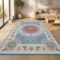Maschinell Bedruckter Nylon-Teppich Luxuriöses Design Wohnzimmerteppich Hochwertiges Blumenmuster Großhandelspreis Flächenteppich