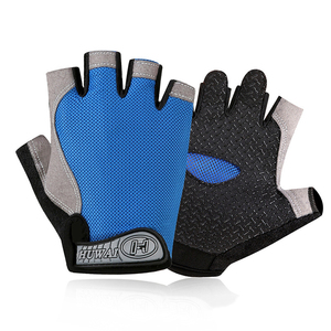 Guantes de ciclismo para hombre, guantes de medio dedo para gimnasio, guantes transpirables antideslizantes para mujer, guantes deportivos para entrenamiento físico - Product Image 1