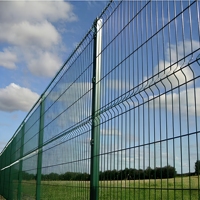 Clôture en grillage métallique 3D galvanisé et recouvert de PVC de haute qualité. Clôture de sécurité anti-rouille, anti-escalade, à profil en V, taille et couleur personnalisées