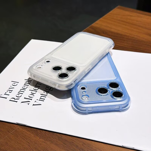 เคสโทรศัพท์ซิลิโคนใสกันกระแทกแบบถุงลมนิรภัยสำหรับ iPhone 17 16 Pro, เคส iPhone 18 Pro Max ป้องกันกล้อง สีเชอร์รี่ - Product Image 6