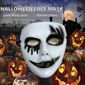 Máscara Clásica Blanca de Halloween, Estilo Kill Kiss <span class=keywords><strong>Me</strong></span>, Impresión Digital en Plástico, Accesorios para Fiestas, Artículos de Fiesta, Nuevo y Popular - Product Image 2