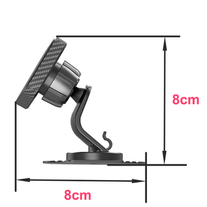2025 Zuignap Magnetische Auto Telefoonhouder Waterdicht Flexibel Dashboard Bevestiging Afstandsbediening Sterk ABS Materiaal Compatibel - Product Image 3