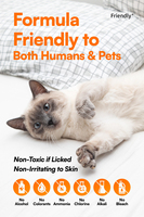 Détachant et désodorisant enzymatique puissant pour odeurs d'animaux, éliminateur d'odeurs écologique, naturel et sûr, éliminateur d'urine de chat, spray pour tapis 450ml
