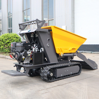 Kostenloser Versand – Kleiner 500 kg Hydraulik-Raupendumper mit Selbstladefunktion für Obstplantagen