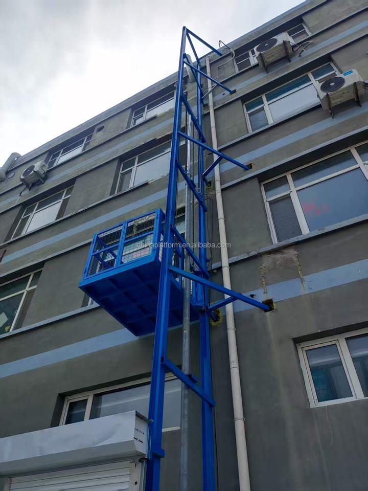 Guide Rail Cargo Lift for Hardware Store Bulk Goods Transfer and ...
