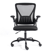 Chaise de visiteur tournante exécutive pour hôtel Chaise de conférence à dossier moyen Chaise de bureau ergonomique en maille