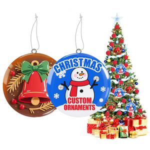 Tùy Chỉnh <span class=keywords><strong>2025</strong></span> Sản Phẩm Sang Trọng Kim Loại Nguồn Cung Cấp Trang Trí Quà Tặng Mặt Dây Chuyền Giáng Sinh Vui Vẻ Bóng Cây Trang Trí Đồ Trang Trí - Product Image 6