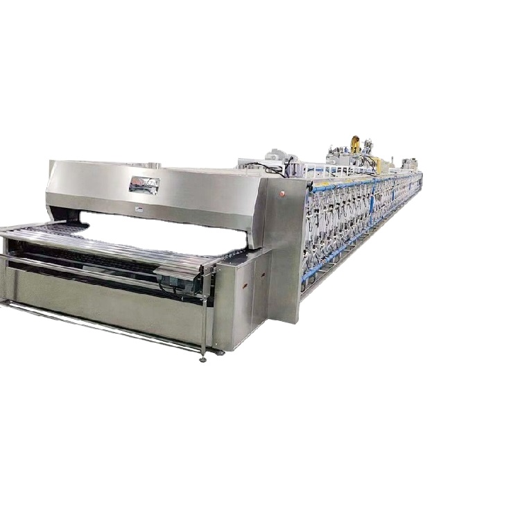 Автоматическая производственная линия для приготовления круглых пирожных на пару