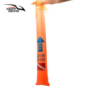 Mini Pvc Dive SMB Signal Float 14 Inch <b>Inflatable</b> Rectangular For Maritime Rescue - Product Image 3