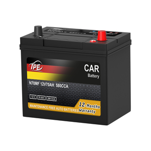 12V 70Ah 자동차 배터리 도매 N70 <span class=keywords><strong>MF</strong></span> 고품질 자동차 배터리 제조 납산 <span class=keywords><strong>MF</strong></span> 자동차 배터리 65D31R 70Ah - Product Image 1