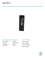 Módulo de Comunicación Ethernet Serie Q M-ITSUB PLC QJ71E71-100 Usado, Controlador Lógico Programable para Automatización Industrial