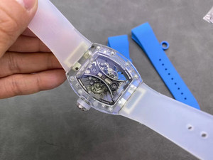 Đồng hồ nam tự động cao cấp, máy Tourbillon thật, vỏ pha lê, miễn phí vận chuyển - Product Image 5