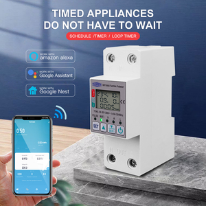 TOMZN 63A 110V 220V smartlife WIFI Medidor de energía Temporizador de disyuntor de medición con corriente de voltaje y protección contra fugas TUYA - Product Image 5