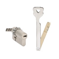 Serrure à cylindre Euro en laiton haute sécurité demi-cylindre serrure de porte électronique cylindres de serrure de porte