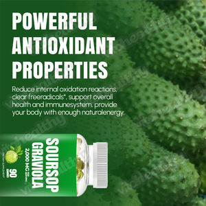 Vitahealthy OEM/ODMホットセールSoursopグラビオラ葉濃縮エキスビタミン<span class=keywords><strong>C</strong></span>が豊富100% 天然Soursopグラビオラグミ - Product Image 3