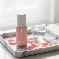 Flacon de lotion rond mat de 120 ml avec pompe pulvérisatrice pour spray fixateur de maquillage et lotion hydratante pour le corps