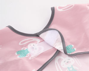 Bavoirs bébé à manches longues pour manger bavoir imperméable qui s'attache et couvre entièrement la chaise haute pour bébé et la chaise haute de table attrape-nourriture - Product Image 4