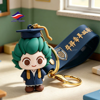 Longzhiyu – Porte-clés 3D personnalisés en caoutchouc, figurines d'anime, breloques de personnage d'anime, 20 ans d'expérience, vente chaude