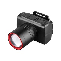 Linterna Frontal LED Recargable con Sensor de Movimiento, USB-C, Largo Alcance de 500m, Zoom Ajustable, Impermeable, para Camping y Caza