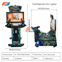 Machine de tir à monnayeur Super Ranger, équipement de jeu d'arcade intérieur, métal et plastique, garantie 1 an
