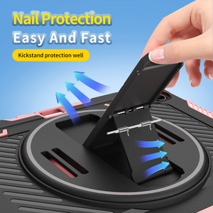 Custodie Antiurto per Tablet per Scuole ed Educazione, per <span class=keywords><strong>iPad</strong></span> 10a Generazione <span class=keywords><strong>10.9</strong></span> Pollici con Supporto Pieghevole Rotante - Product Image 5