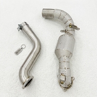 Tuyau d'échappement catalytique haute performance en acier inoxydable SDO pour Mercedes-Benz AMG GLB35 X247 2.0T 2019-2026 avec bouclier thermique