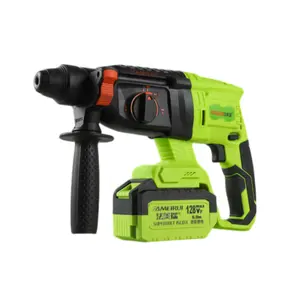 21V MAX Rotary Hammer Drill Cordless Tool Electric Hammer Drill Machine 3 Application Modes