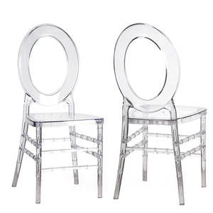 Vente en gros bon marché de location de tables et de chaises pour événements chaises <span class=keywords><strong>Ghost</strong></span> en acrylique chaise <span class=keywords><strong>Phoenix</strong></span> transparente en cristal pour les événements de mariage - Product Image 4
