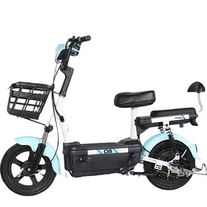 2024 Nuevas Ventas de Fábrica de bicicletas eléctricas 48V 60V 350W bicicletas eléctricas Conveniente scooter de bicicleta eléctrica de ciudad